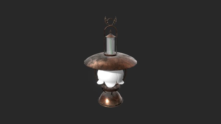 Old Lamp-Lily of the Valley 3D Model