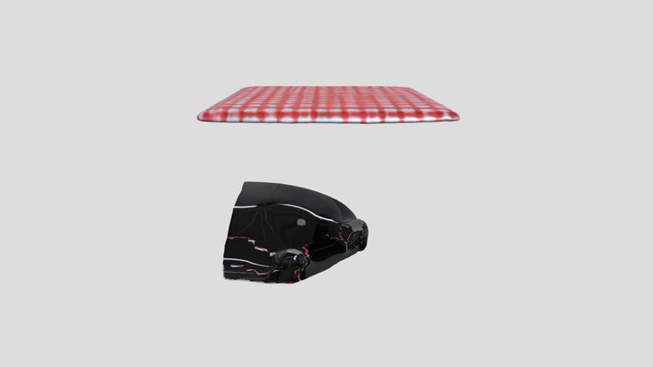1d4660583c88_red_picnic_tablecoth_in_the__0_glb 3D Model