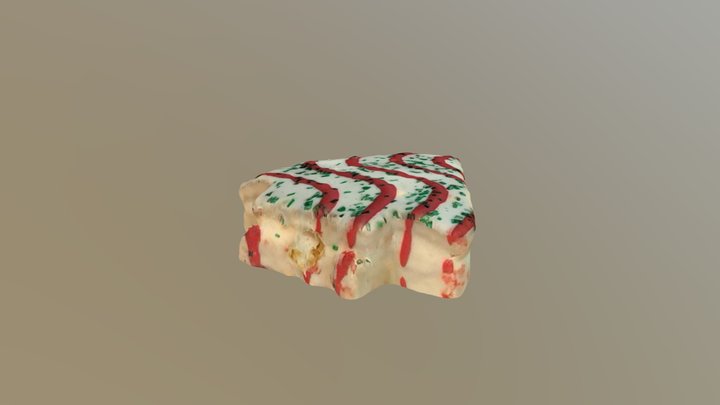 Christmas Tree Cake 3D Model