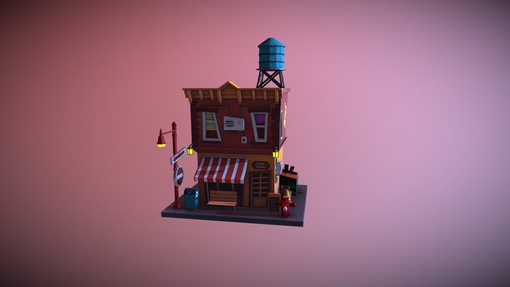 Stylize Market 3D Model