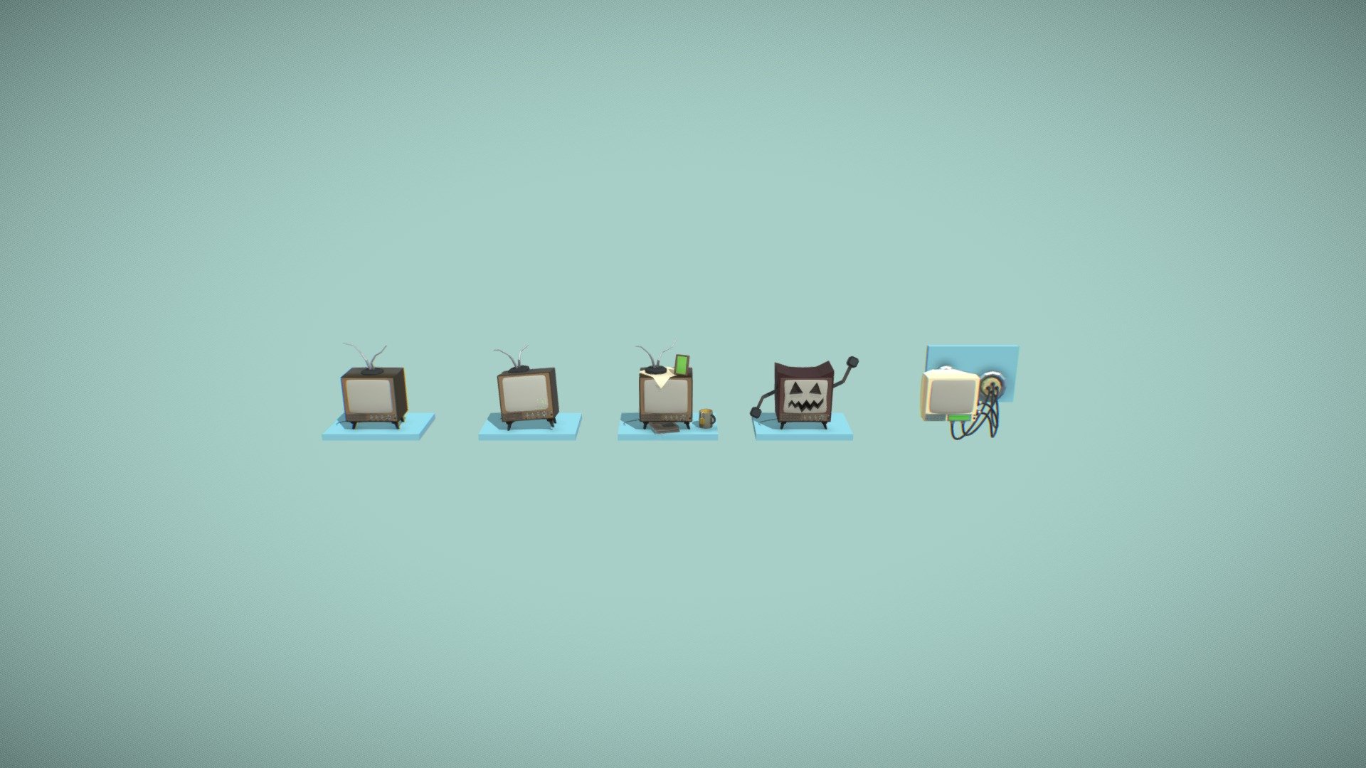 HomeWork - TV - Download Free 3D model by EnjoyLife_Tlt [a9f9652 ...