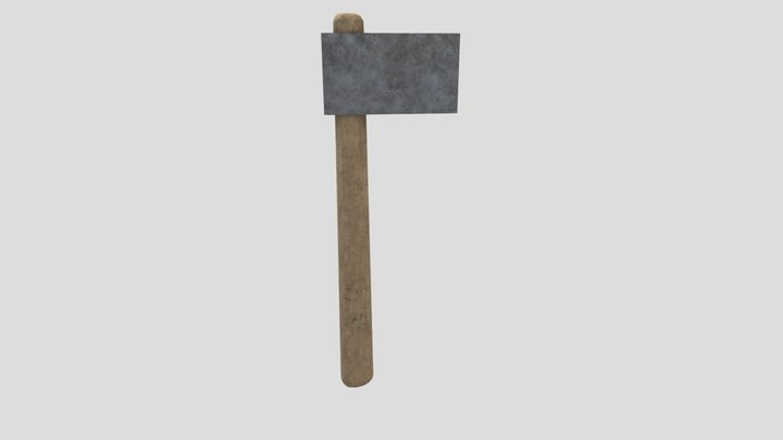 Iron Axe 3D Model
