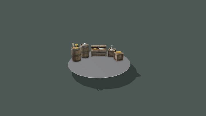 230 Props 3D Model