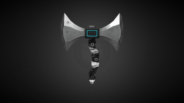 SciFi_Axe_Model3 3D Model