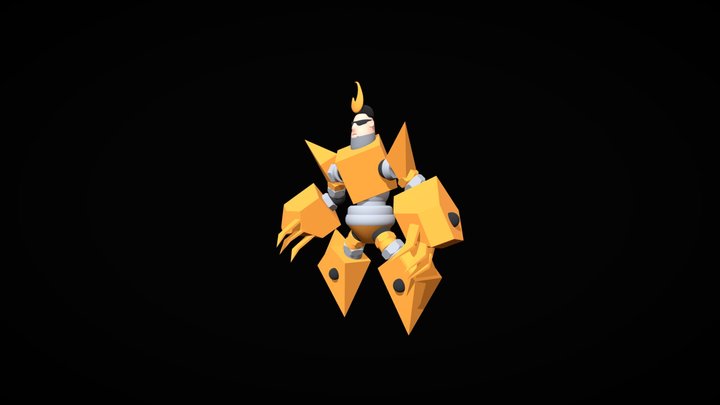 Space Character 3D Model