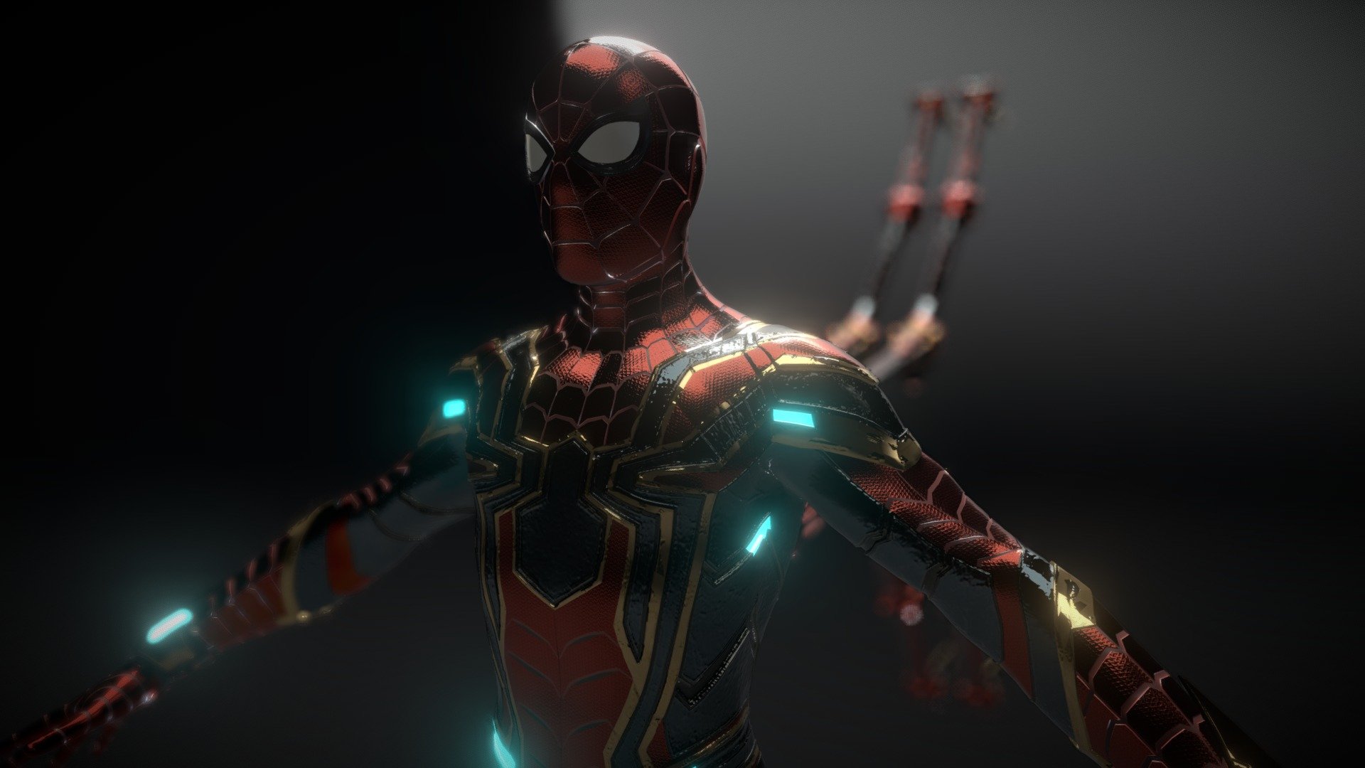 iron spider suit mcu - Download Free 3D model by Itx prince