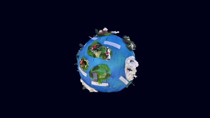 Melting Glaciers 3D Model