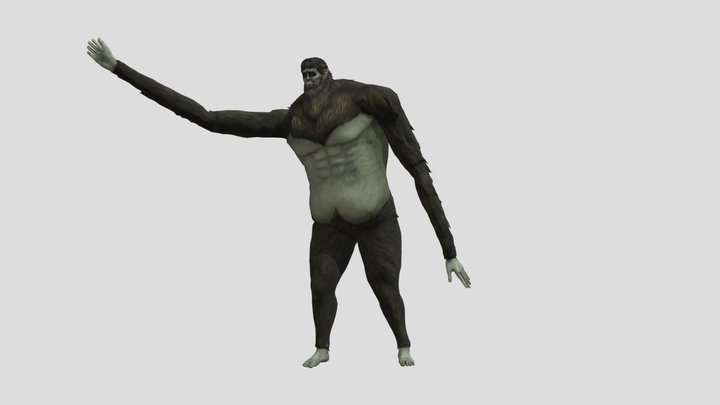 Beast titan Hip Hop Dancing 3D Model