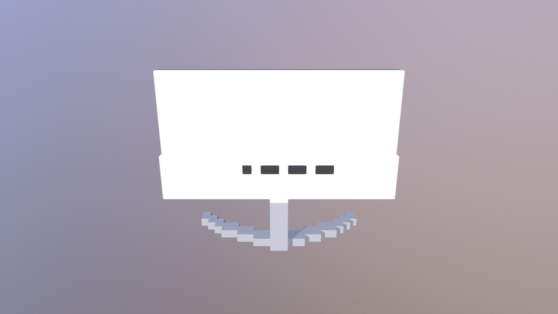 Voxel Computer Monitor