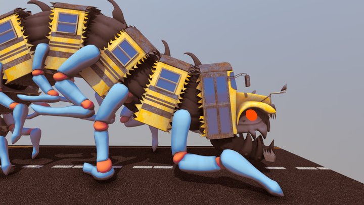 The Yellow Devil 3D Model