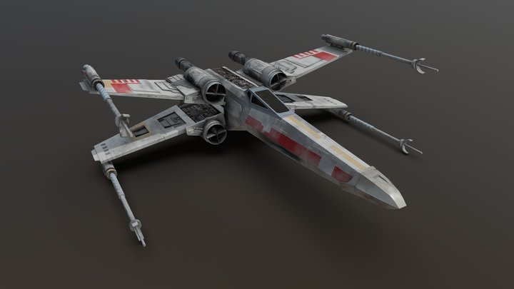 X-wing 3D Model