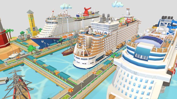 Bahamas cruises（巴哈马邮轮） 3D Model