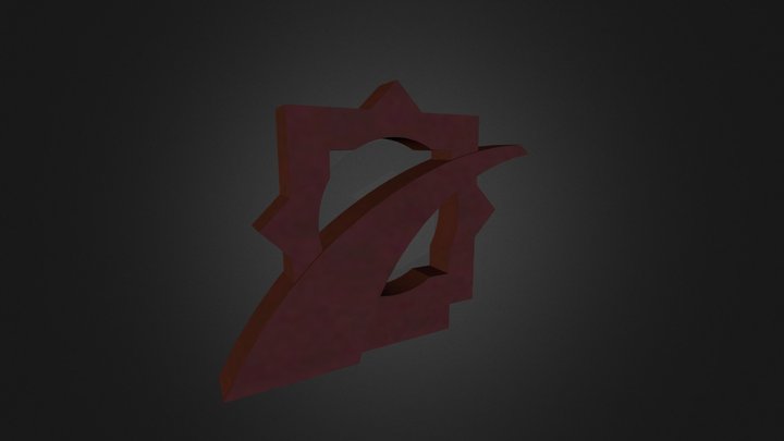 Estrella mudejar autovia A-23 3D Model