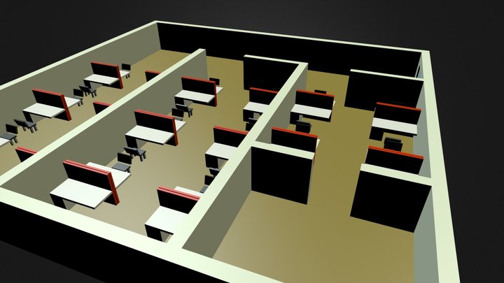 oficinas SAEBO multimedia 3D Model