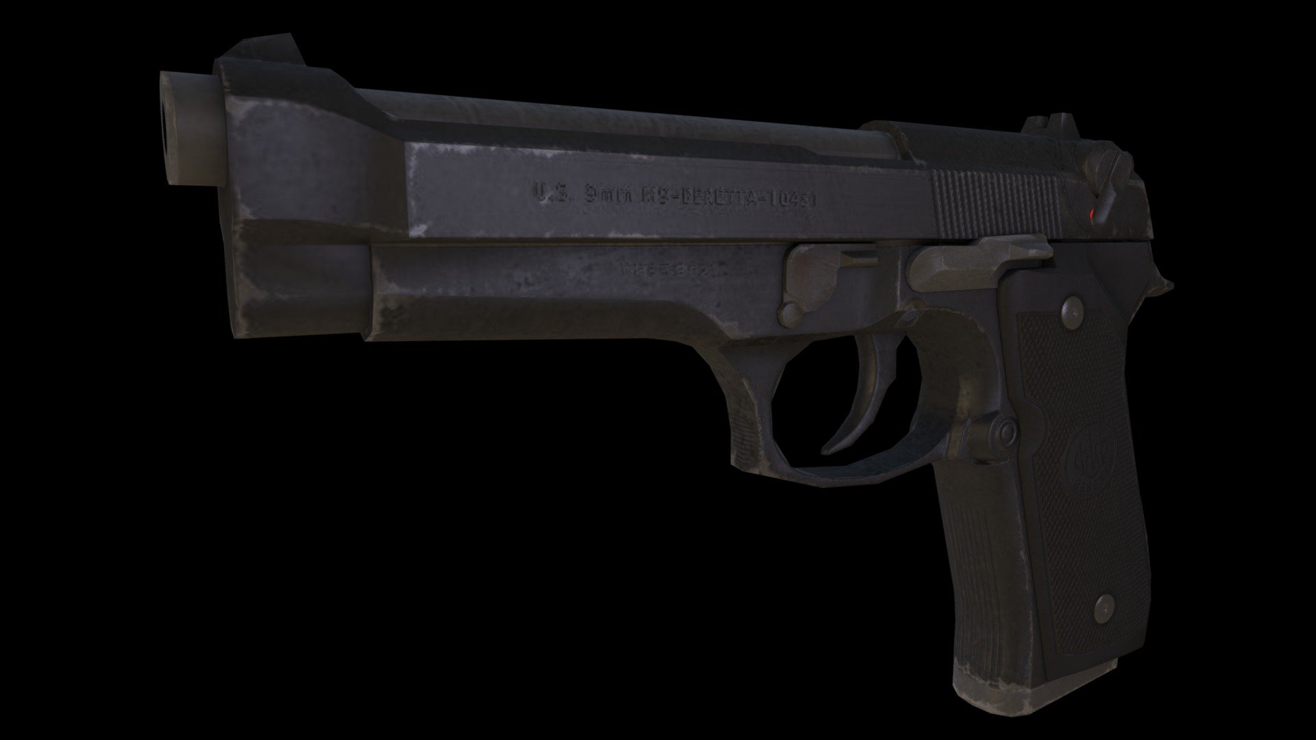 Beretta - 3D model by Wicked Designs (@wickeddesigns) [aO9FbF5] - Sketchfab