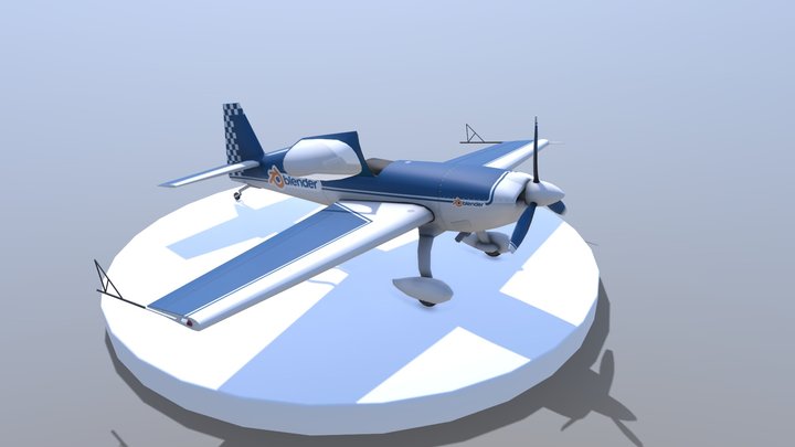 aerobatic airplane 3D Model