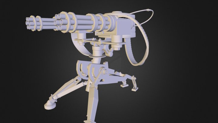 Sentry Gun Level 2 3D Model