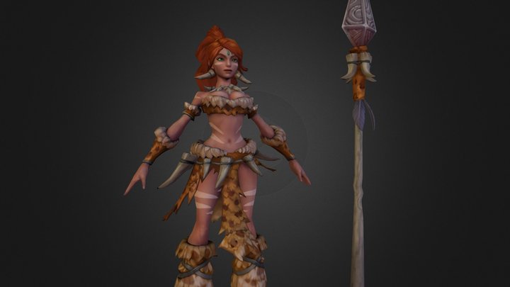 Nidalee leopard 3D Model