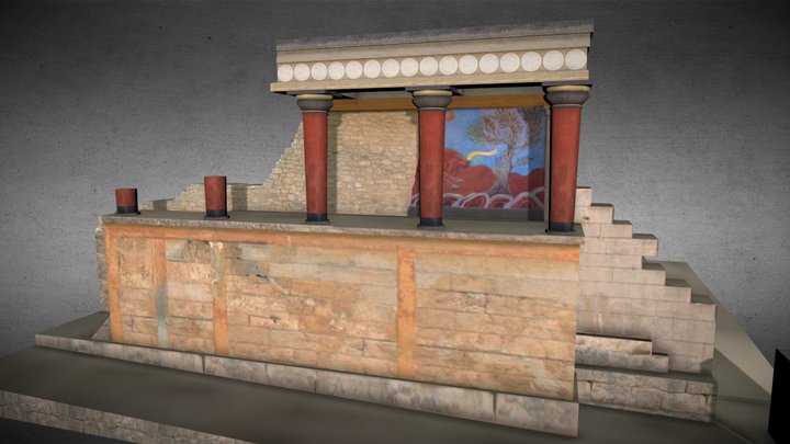 Knossos, the North Entrance 3D Model