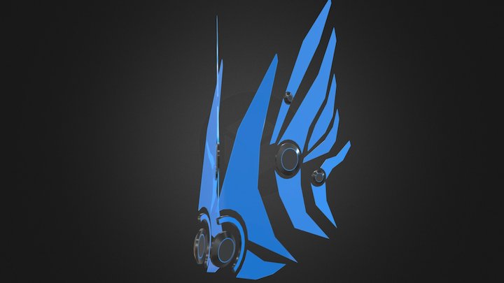Sci - Fi Wings 3D Model