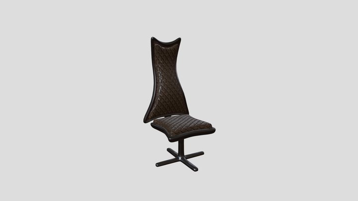 Stylised Office Chair 3D Model