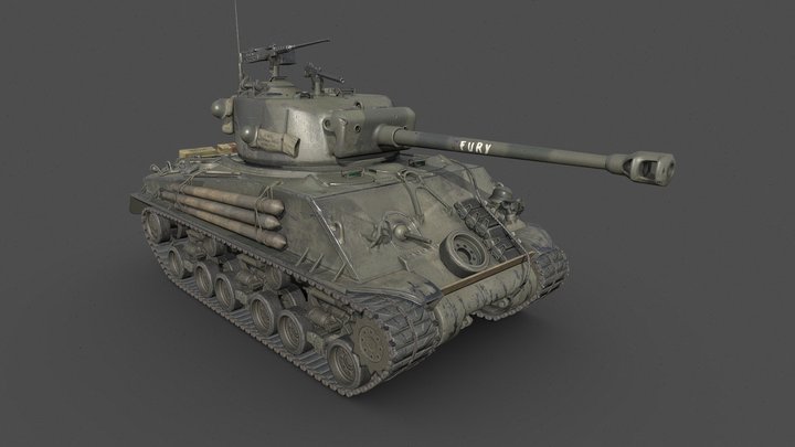 Tank_Fury 3D Model