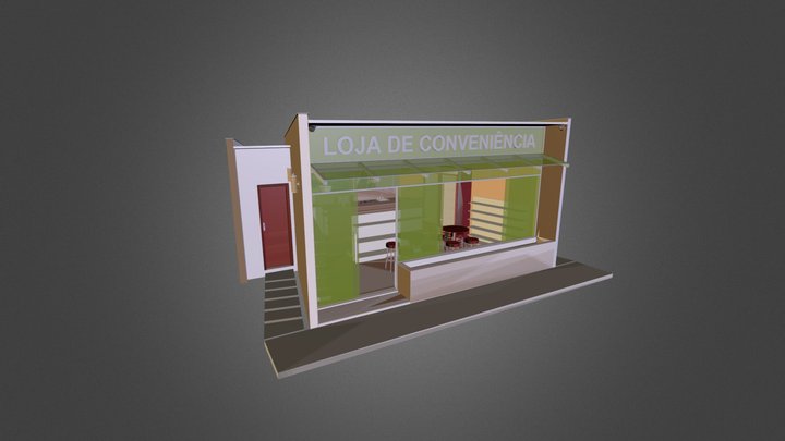 Loja de Conveniências Residencial Morada Verde 3D Model