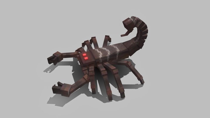 Brown Scorpion 3D Model