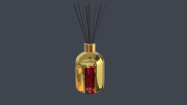 Flacone Profumo Mockup 3D Model