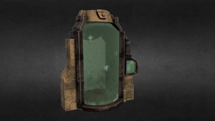 Medical Capsule 3D Model