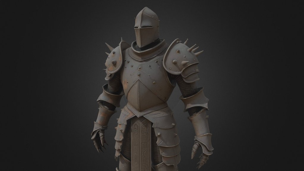 Old Rusty Spike Armor