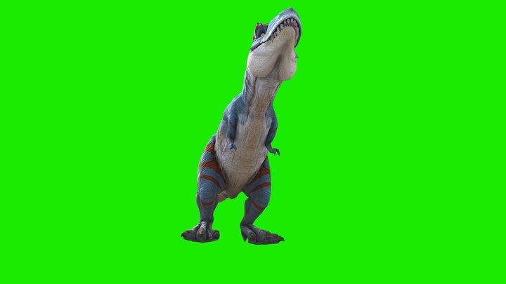 Looping Animation of T- Rex Dinosaur Model – Modelo 3D gratuito STL