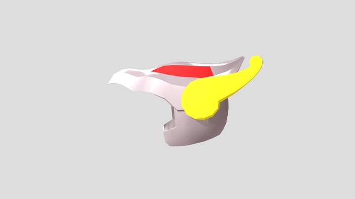 Casco Seiya de Pegaso 3D Model