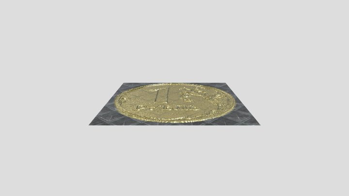 One ruble 3D Model