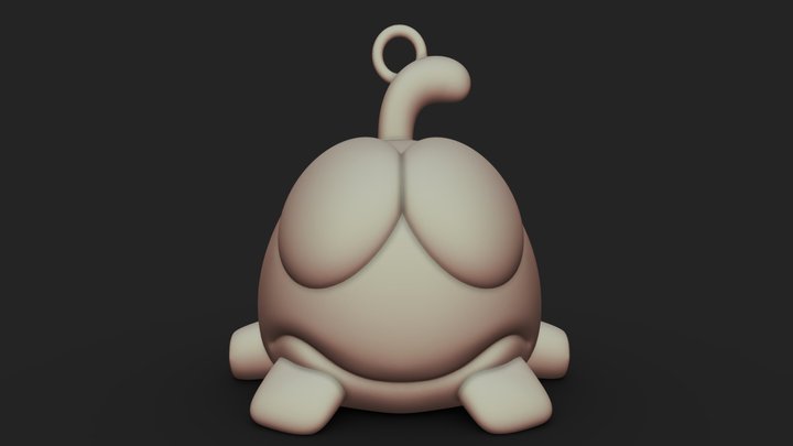 Om Nom from the Cut the Rope 3D Model