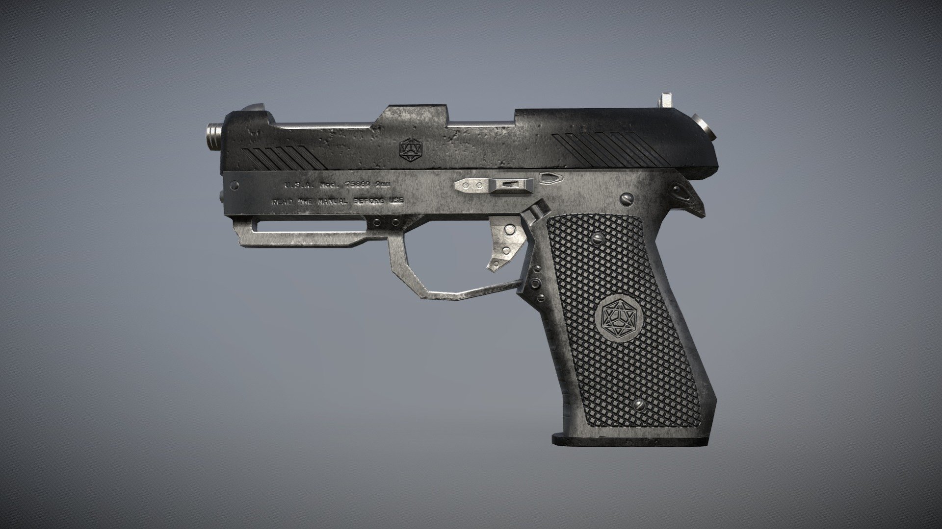 Hand Gun - Low Poly - Buy Royalty Free 3D model by karolins_arts ...