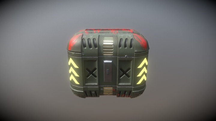 Ammo Crate 3D Model