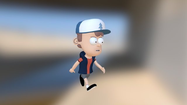 Dipper Pines 3D Model