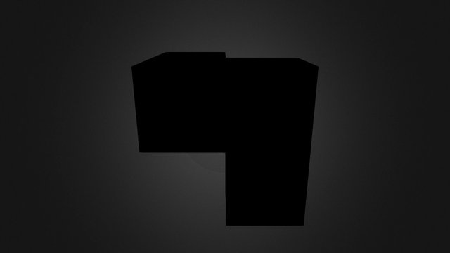 Black Cube 3D Model