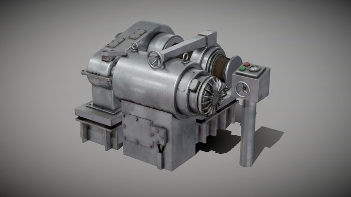 Ship Windlass Winch – Modello 3D gratuito STL