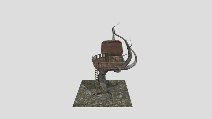 3D Modelling Redo Treehouse 3D Model
