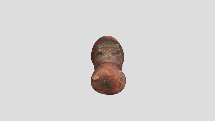 hippo_wood 3D Model