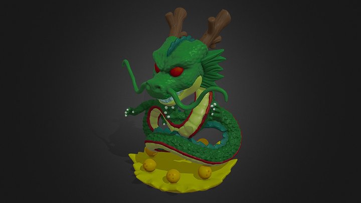 Funko Shenron dragon ball 3D Model