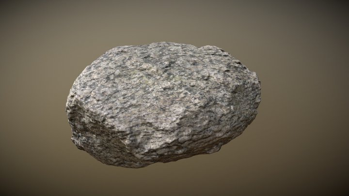 Forest Boulder 3D Model