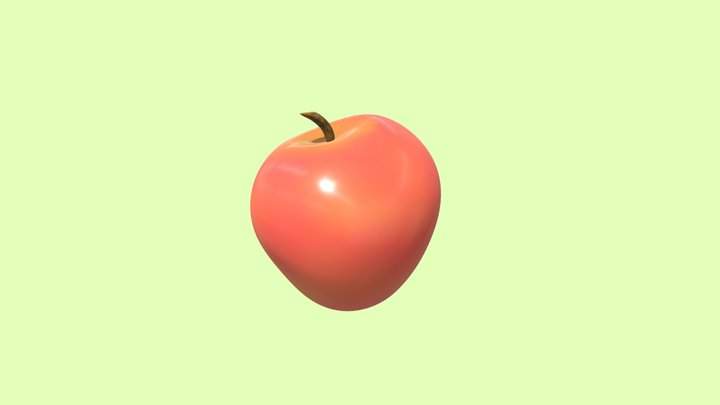 Apple 3D Model