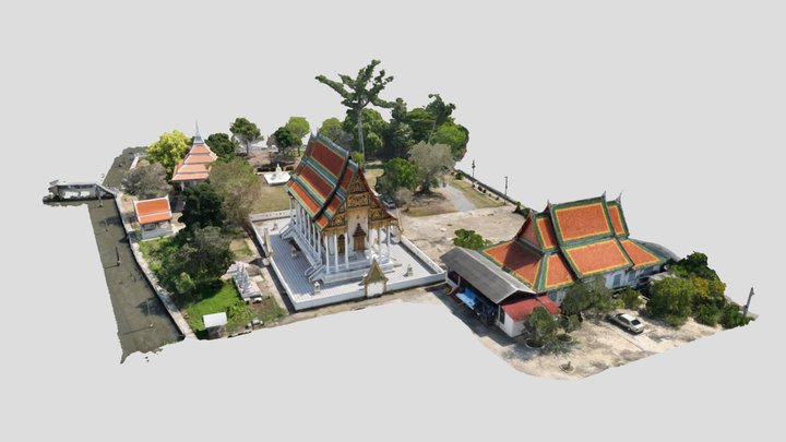 Wat_Amphawan_Nonthaburi 3D Model