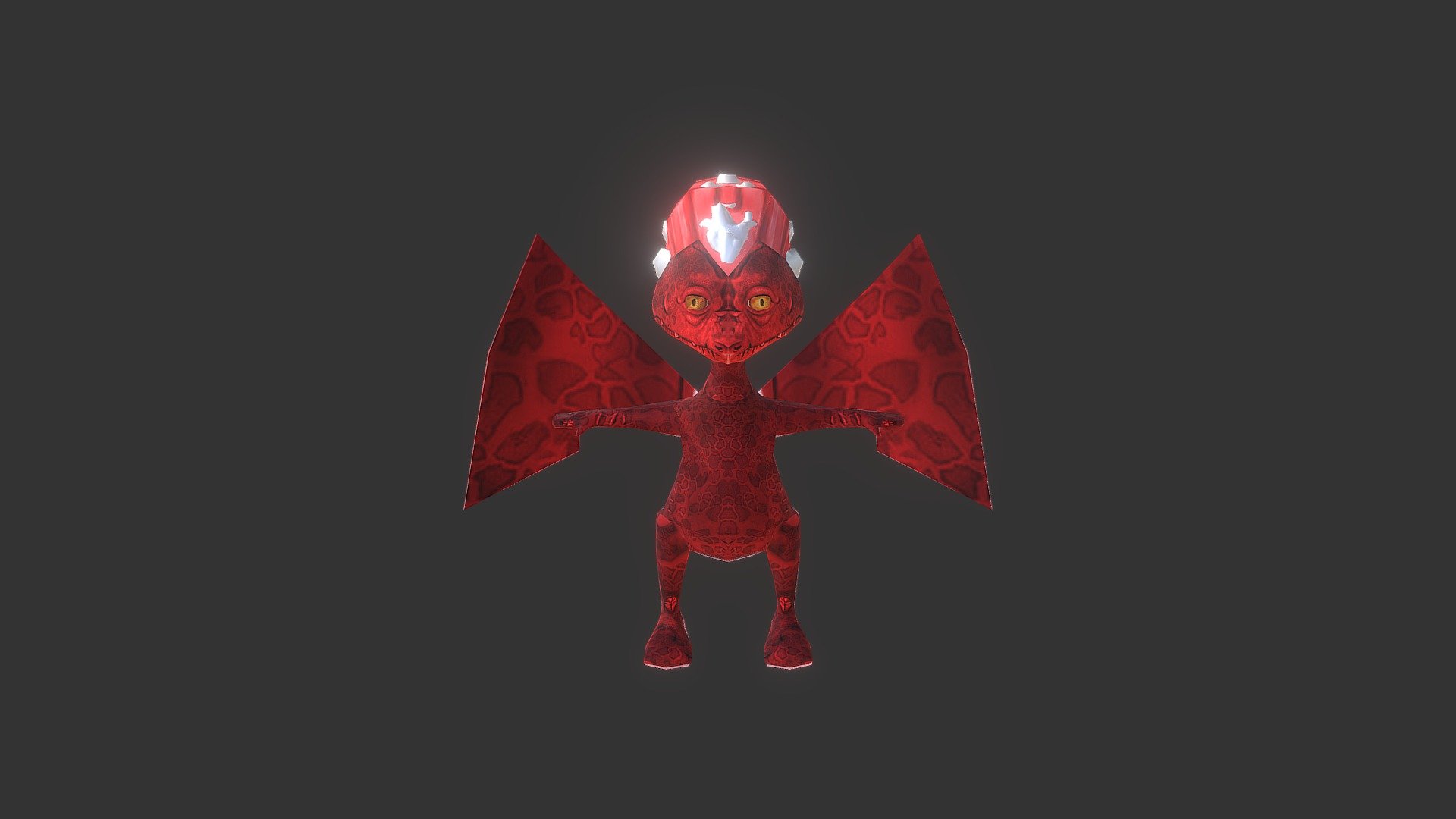 Small Red Dragon - 3D model by Spuke Animation (@spukeanimation ...
