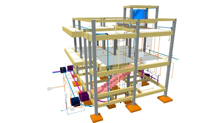 Projeto Estrutural + Instalações | PEIF 3D Model