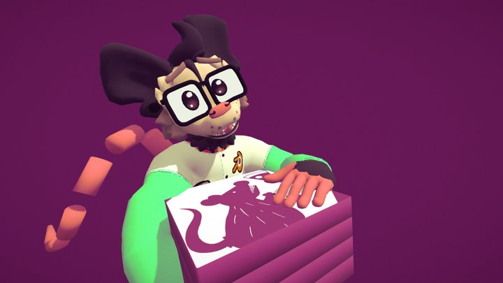 Possum Pizza 3D Model