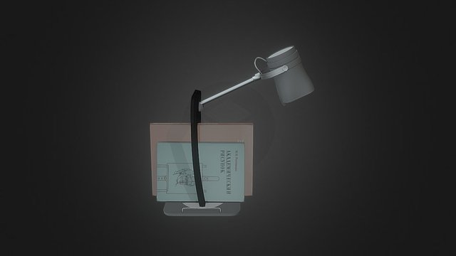 Concept bedside lamp 3D Model
